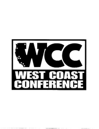 WCC WEST COAST CONFERENCE logo