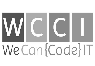WCCI WE CAN {CODE} IT logo