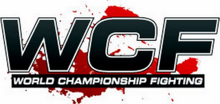 WCF WORLD CHAMPIONSHIP FIGHTING logo