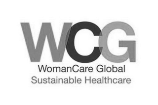 WCG WOMAN CARE GLOBAL SUSTAINABLE HEALTHCARE logo