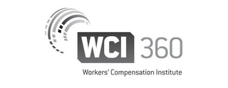 WCI 360 WORKERS' COMPENSATION INSTITUTE logo