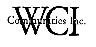 WCI COMMUNITIES INC. logo