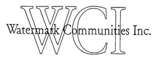 WCI WATERMARK COMMUNITIES INC. AND logo