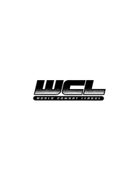 WCL WORLD COMBAT LEAGUE logo