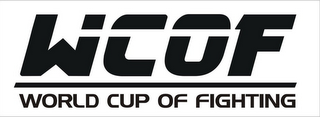 WCOF WORLD CUP OF FIGHTING logo