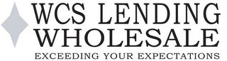 WCS LENDING EXCEEDING YOUR EXPECTATIONS logo