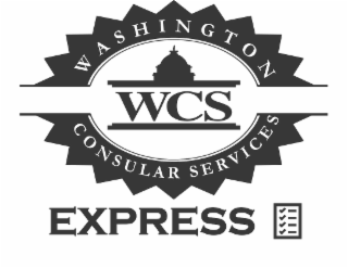 WCS WASHINGTON CONSULAR SERVICES EXPRESS logo