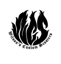 WCS WILSON'S CUSTOM SCOOTERS logo