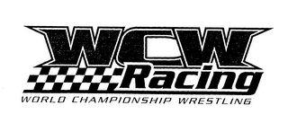 WCW RACING WORLD CHAMPIONSHIP WRESTLING logo