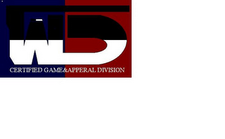 WD CERTIFIED GAME&APPERAL DIVISION logo