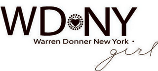 WD NY GIRL WARREN DONNER NEW YORK logo