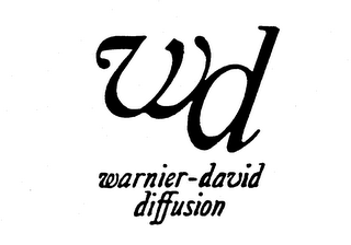 WD WARNIER-DAVID DIFFUSION logo