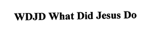 WDJD WHAT DID JESUS DO logo