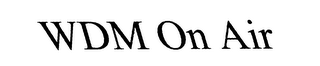 WDM ON AIR logo
