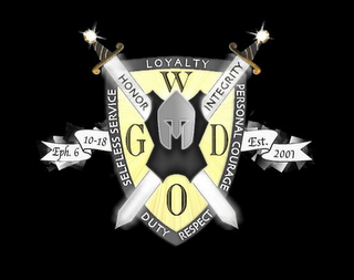 WDOG LOYALTY,DUTY, RESPECT,SELFLESS SERVICE,HONOR, INTEGRITY, PERSONAL COURAGE logo