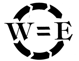 W=E logo