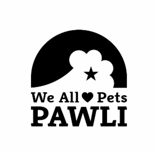 WE ALL PETS PAWLI logo
