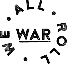 WE ALL ROLL WAR logo