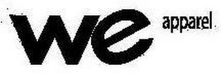 WE APPAREL logo