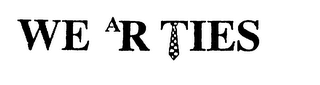 WE AR TIES logo