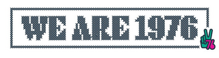 WE ARE 1976 logo