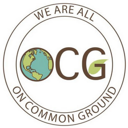 WE ARE ALL ON COMMON GROUND OCG logo