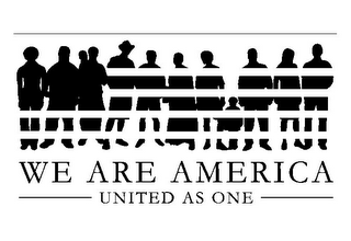 WE ARE AMERICA UNITED AS ONE logo