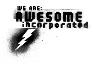 WE ARE: AWESOME INCORPORATED logo