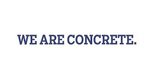 WE ARE CONCRETE. logo