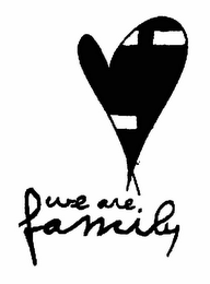 WE ARE FAMILY logo