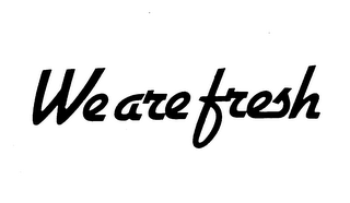 WE ARE FRESH logo