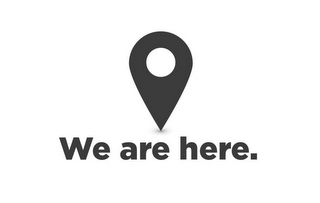 WE ARE HERE. logo