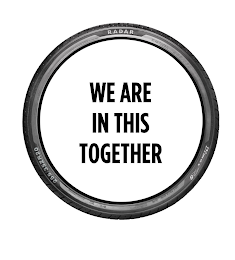 WE ARE IN THIS TOGETHER RADAR DIMAX R8 DOT P2AA 8850 4514 225/35ZR20 logo