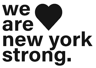 WE ARE NEW YORK STRONG. logo