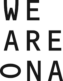 WE ARE ONA logo