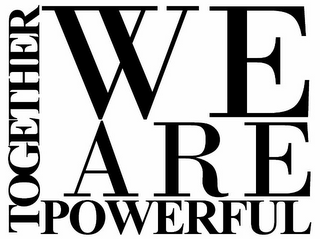 WE ARE POWERFUL TOGETHER logo