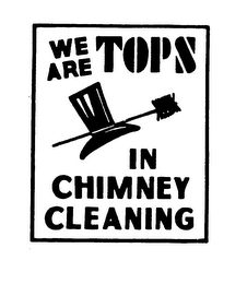 WE ARE TOPS IN CHIMNEY CLEANING logo