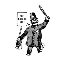 WE ARREST DIRT logo