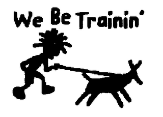 WE BE TRAININ' logo
