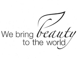 WE BRING BEAUTY TO THE WORLD logo