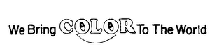 WE BRING COLOR TO THE WORLD logo