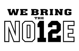 WE BRING THE NO12E logo