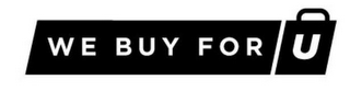 WE BUY FOR U logo