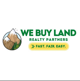 WE BUY LAND REALTY PARTNERS FAST. FAIR. EASY. logo