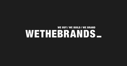 WE BUY / WE BUILD / WE BRAND WETHEBRANDS _ logo