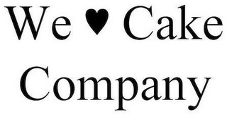 WE CAKE COMPANY logo