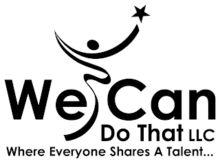 WE CAN DO THAT, LLC WHERE EVERYONE SHARES A TALENT... logo