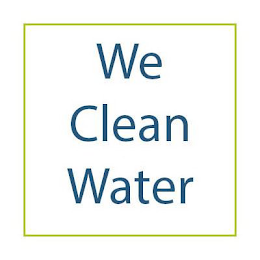 WE CLEAN WATER logo