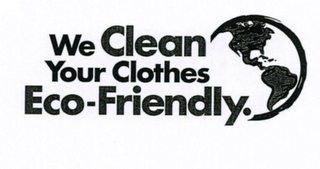 WE CLEAN YOUR CLOTHES ECO-FRIENDLY. logo