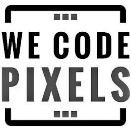 WE CODE PIXELS logo